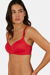Triumph Padded Non Wired Full Coverage T-Shirt Bra - Mars Red — thumbnail 2